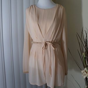 Classy Romper with Gold chain belt