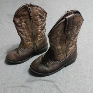 Little girls cow girl boots