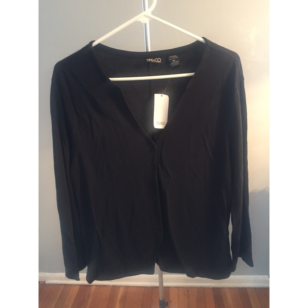 Crepe cardigan