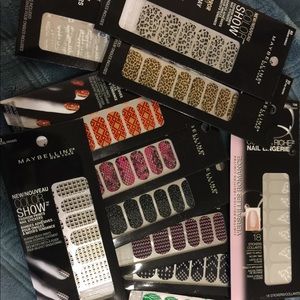 Nails art nail strips. You get 10 packs of strips!