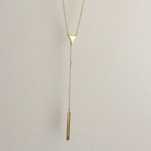 Nordstrom necklace 17” gold and white