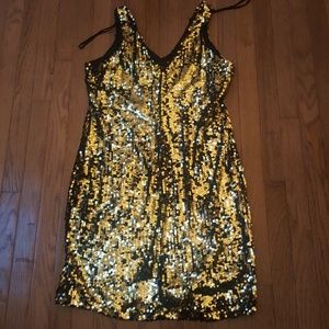 Golden dress