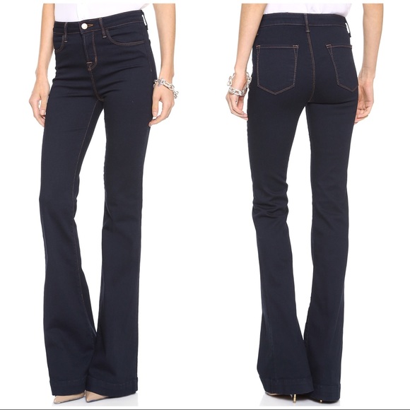 J Brand Denim - J Brand “The Doll” Flares in Indigo