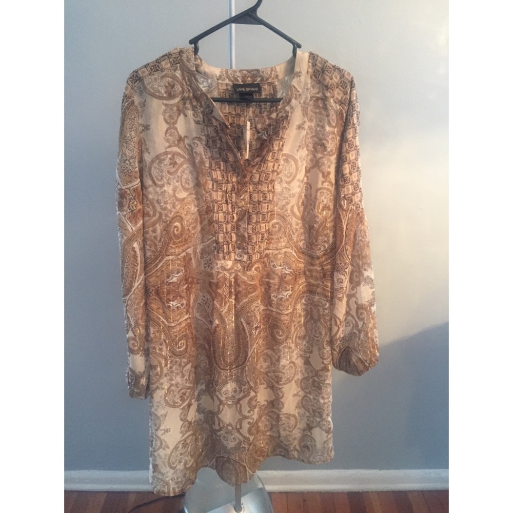 Paisley gold tunic