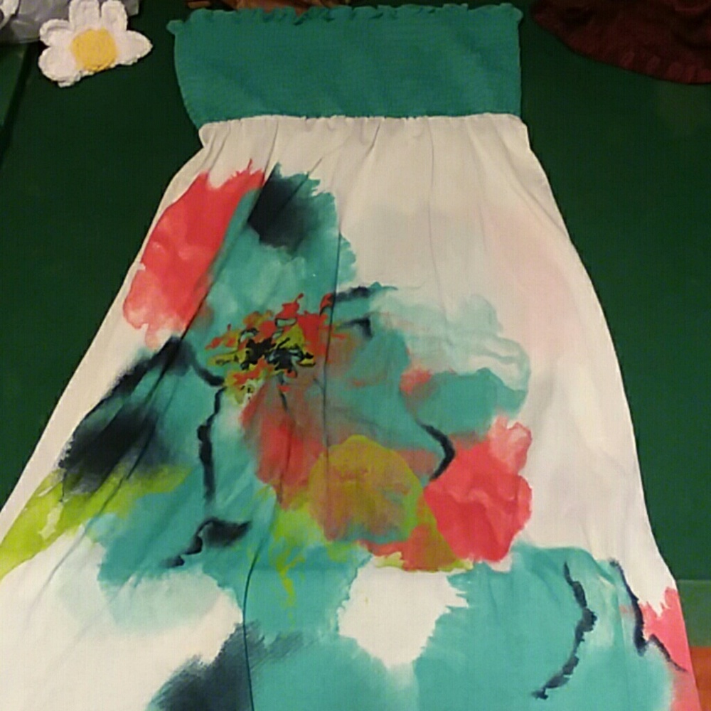 Strapless dress