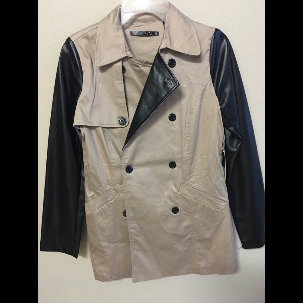 Brown and black coat