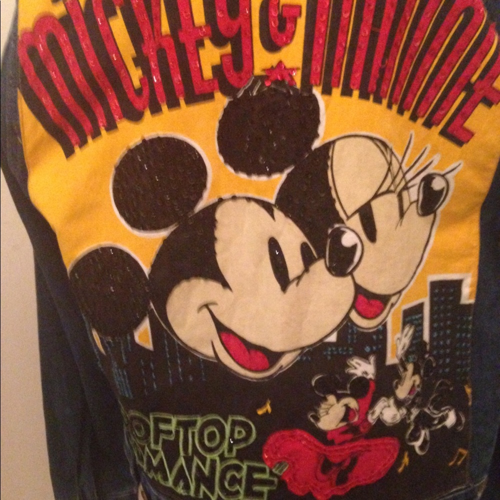 Authentic Disney Denim Jacket Large