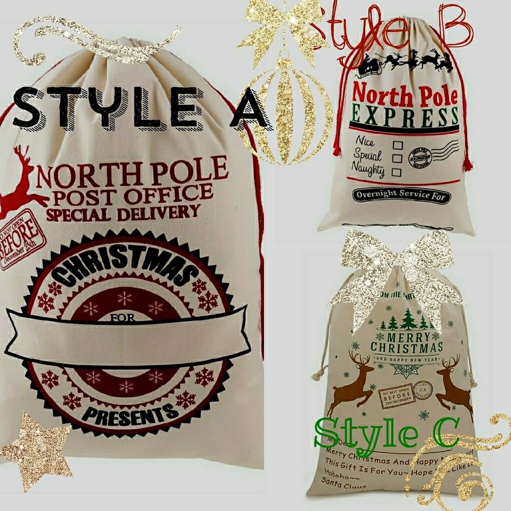 Personalized Santa Bags