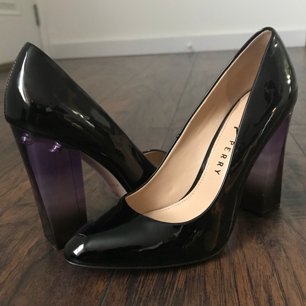 Katy Perry ombré lucite high heels