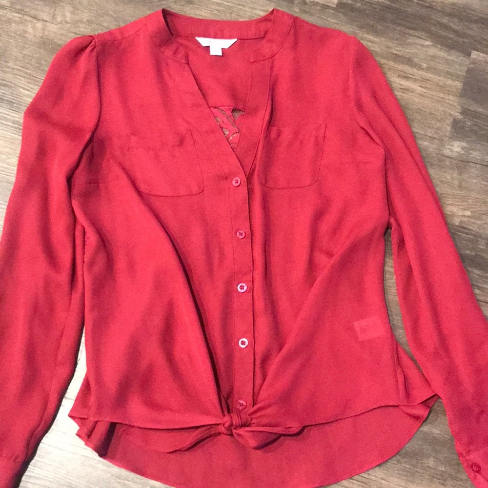 Beautiful tie up top