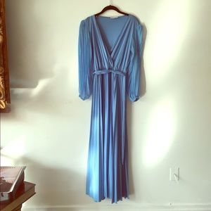1970s Vintage Maxi Dress with Belt