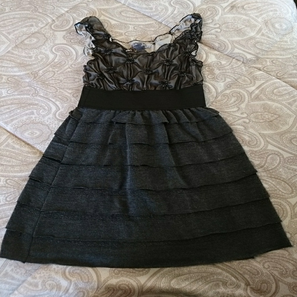 Lacey Ruffle Dress