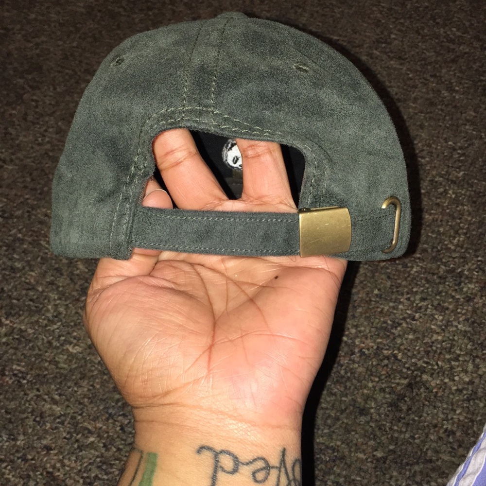 Suede Panda Dad Cap - Picture 2 of 2