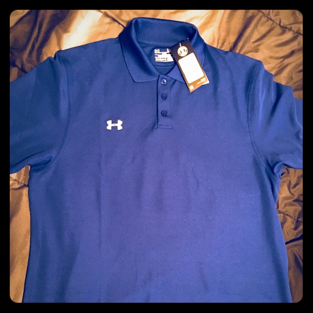 Royal Blue Under Armour Polo