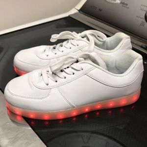 White Light Up Sneakers