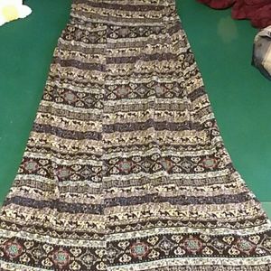 Long tribal skirt