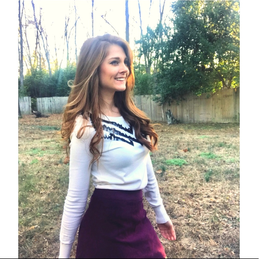 Express sequin sweater