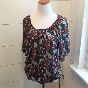 (A) Motherhood Maternity top, size Medium