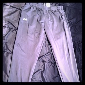 Gray Under Armour Tapered Pant