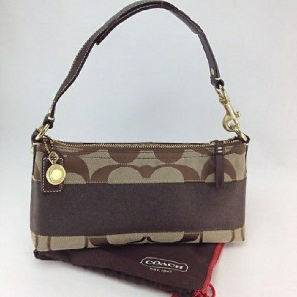 NEW Coach Signature Stripe Handbag