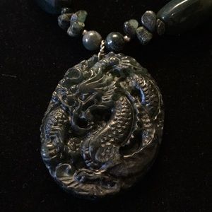 Jade Dragon Necklace