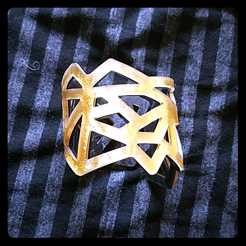 Sold Gold resin cuff