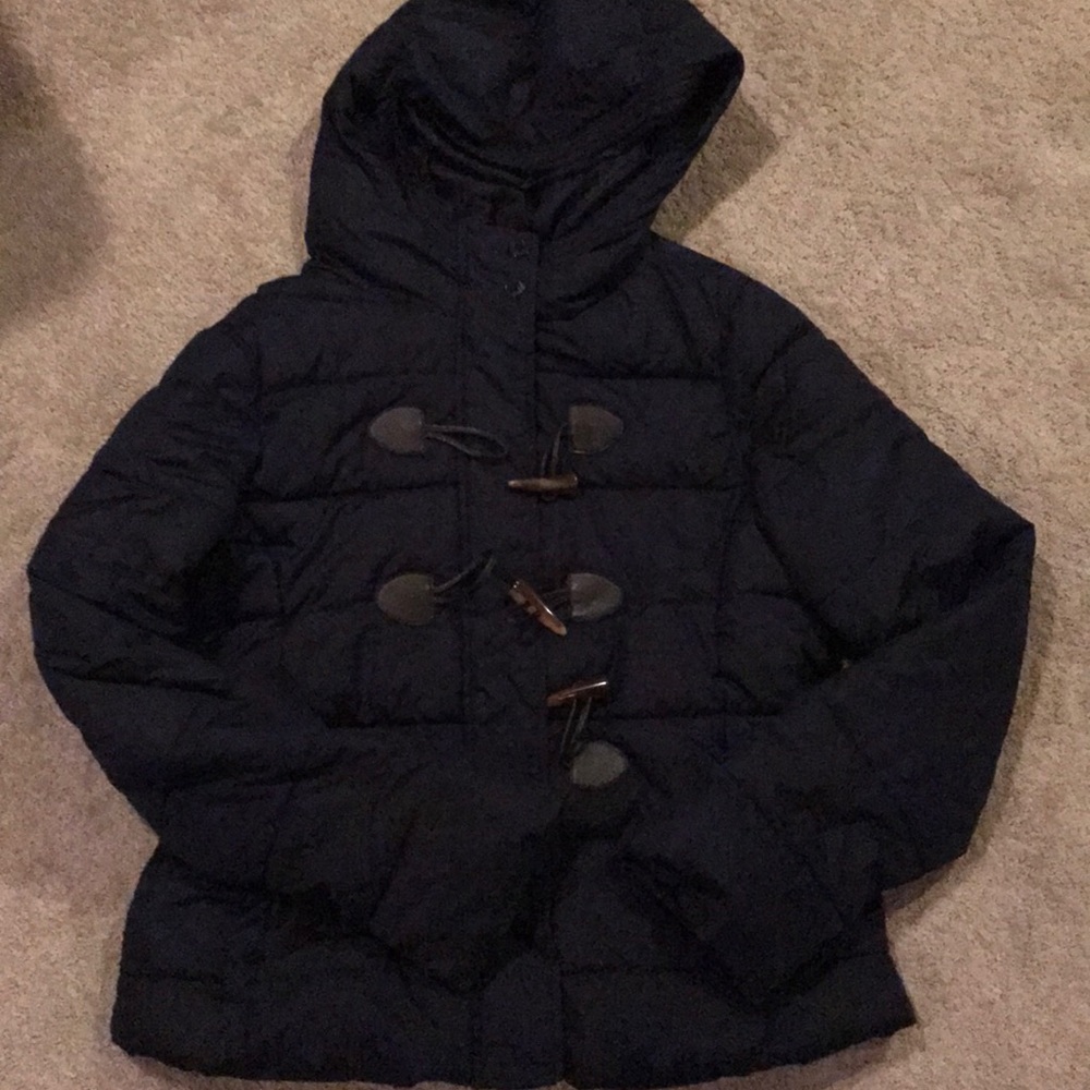 Winter coat, navy blue