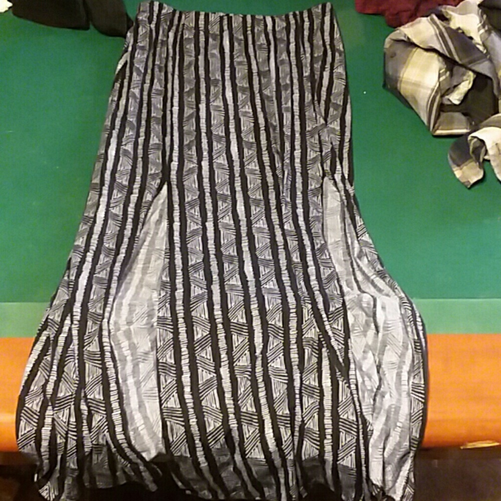 Long tribal skirt