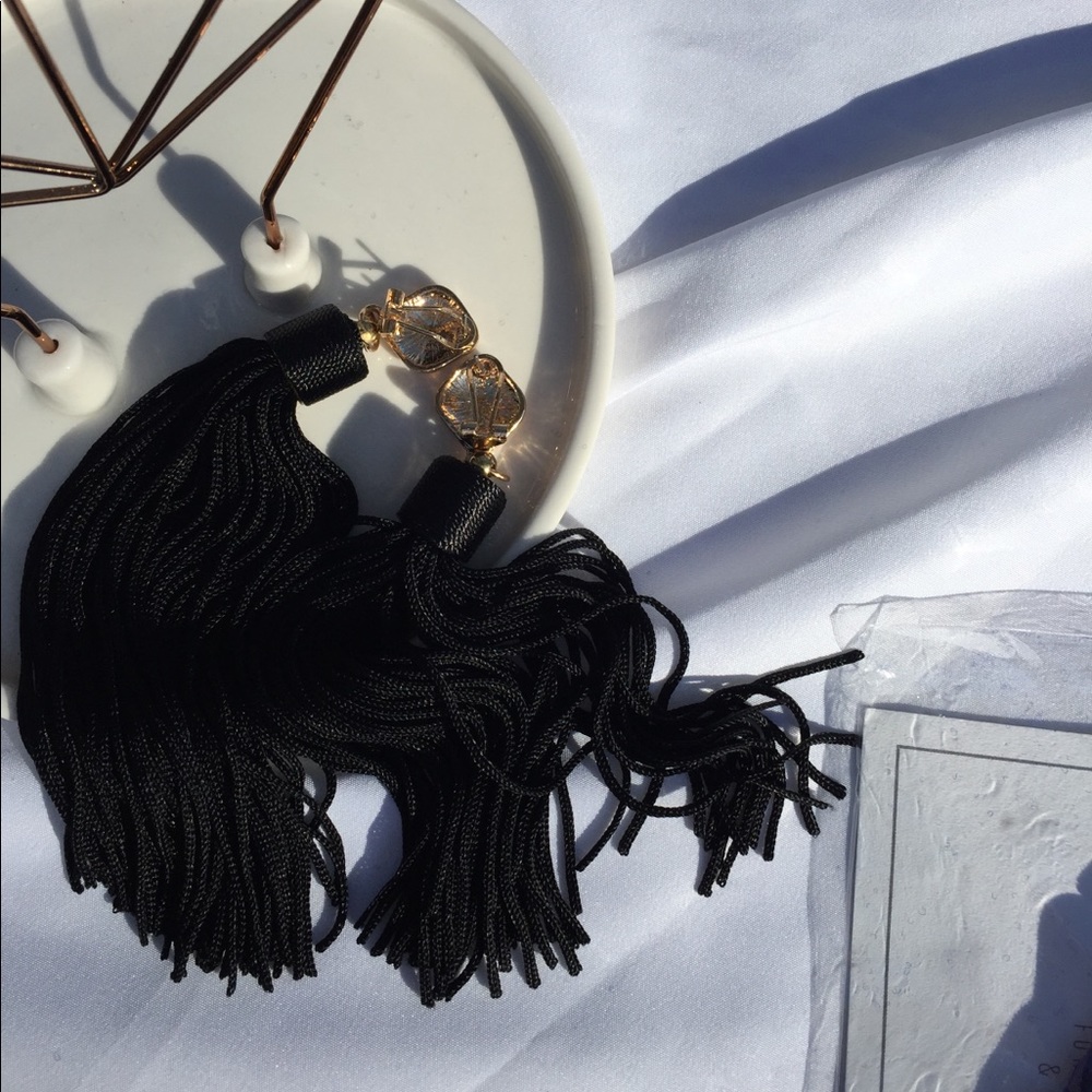 NWT! 8 Other Reasons Fringe Tassel earrings - Picture 3 of 7