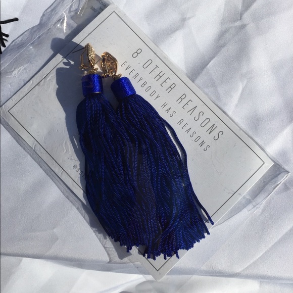 NWT! 8 Other Reasons Fringe Tassel earrings - Picture 6 of 7