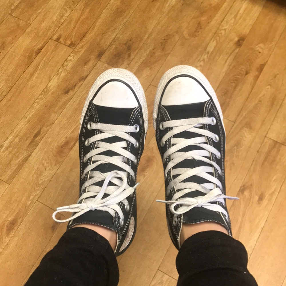High top black converse