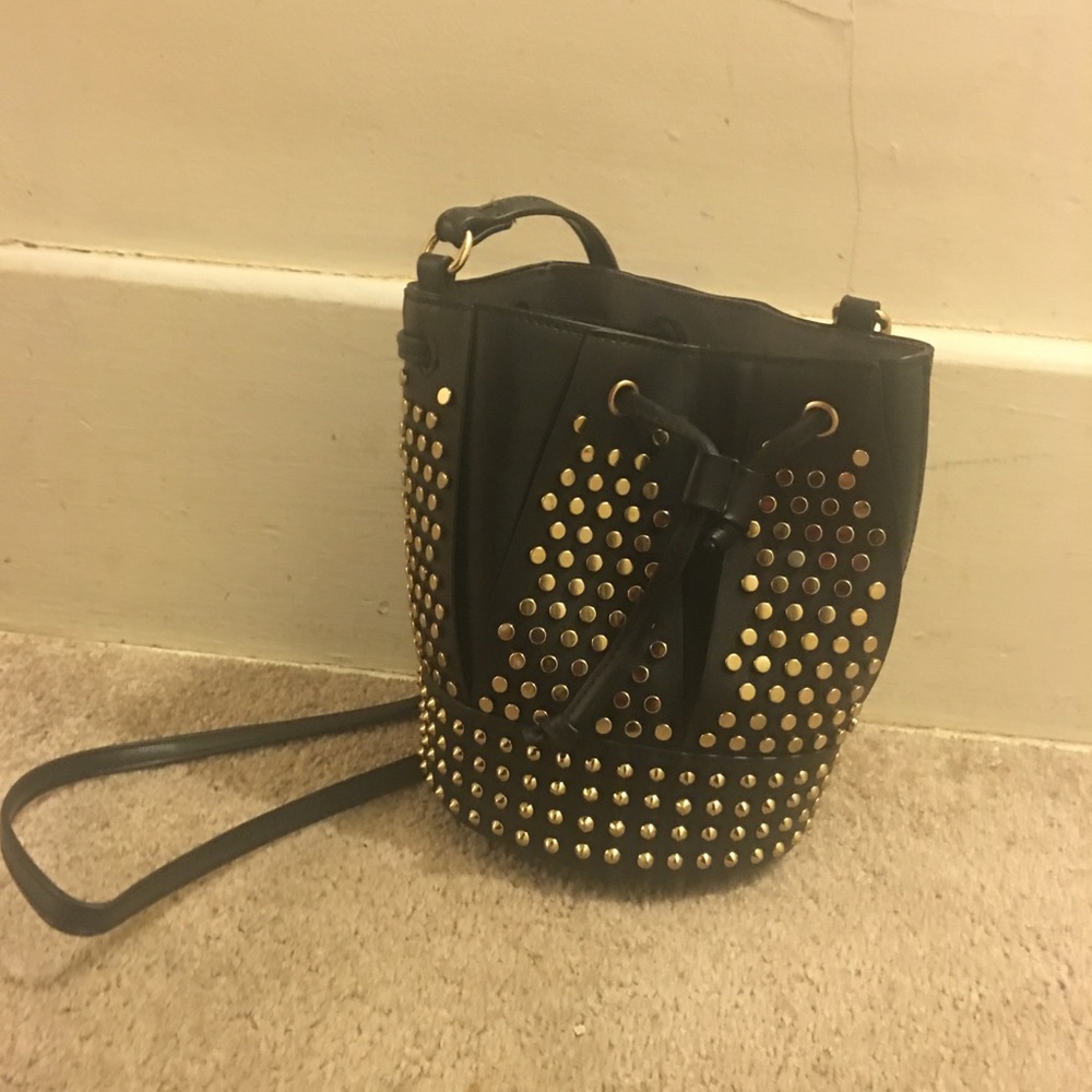 Just Fab mini bucket purse