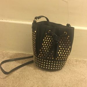 Just Fab mini bucket purse