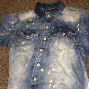 Jean button up