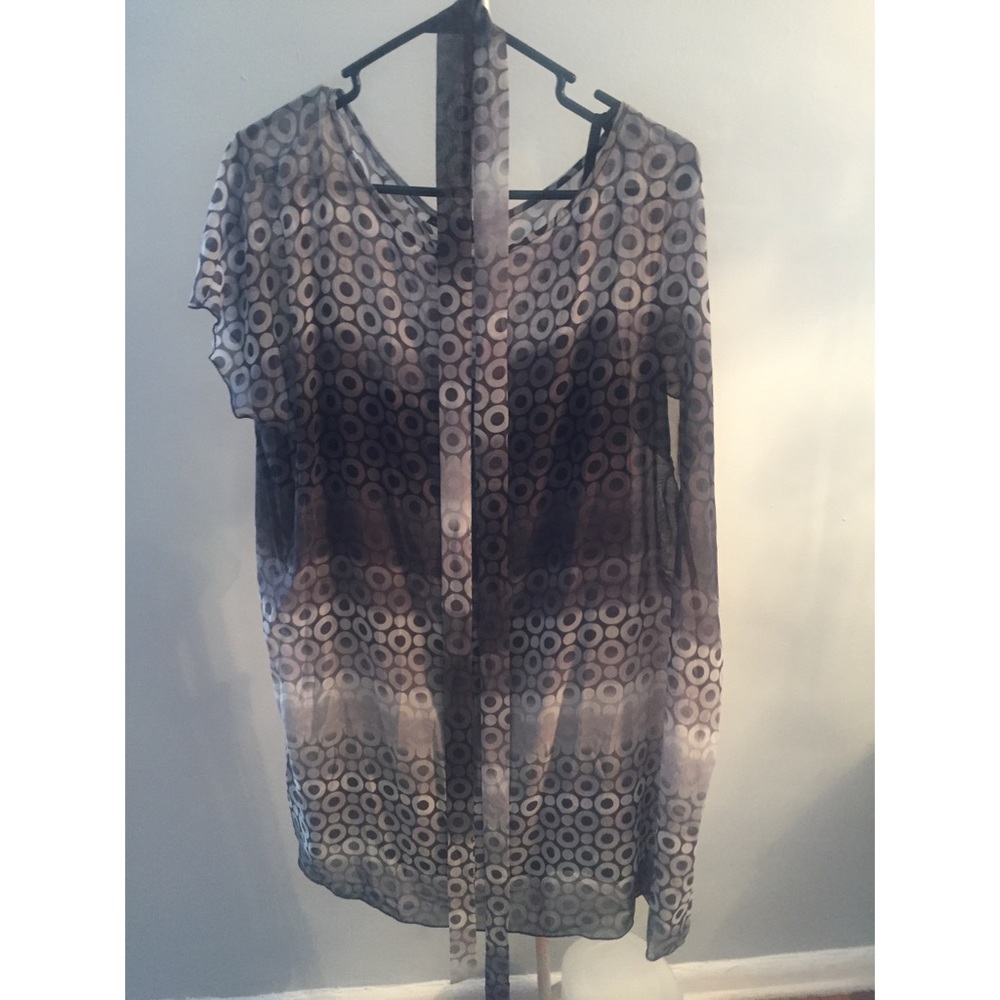 Cap sleeve tunic