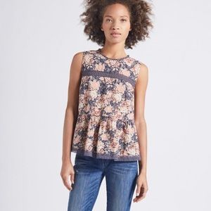 Current/Elliott | The Peplum Lace Tank