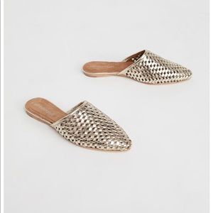 Jeffrey Campbell two time woven mules  BRAND NEW
