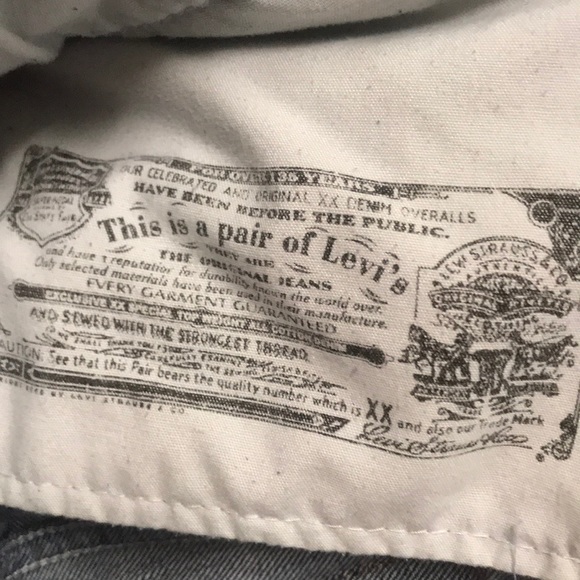 LEVI'S 501 (CORTE RECTO) STRAIGHT FIT JEANS 31x32 - Picture 5 of 7