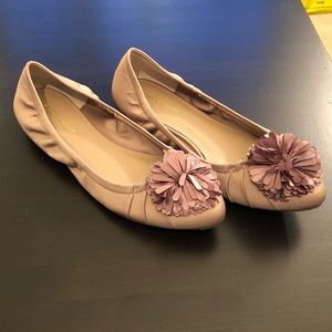 Audrey Brooke Ballet Pom-pom flats