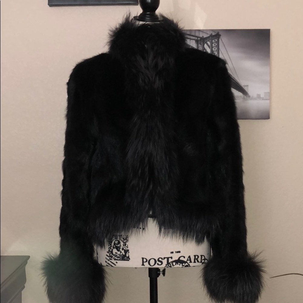 Black Mink Jacket NWOT