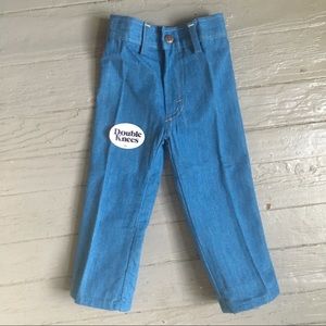 VINTAGE toddler blue jeans, sz 2t