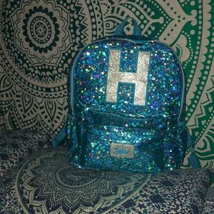 Justice H sequin backpack