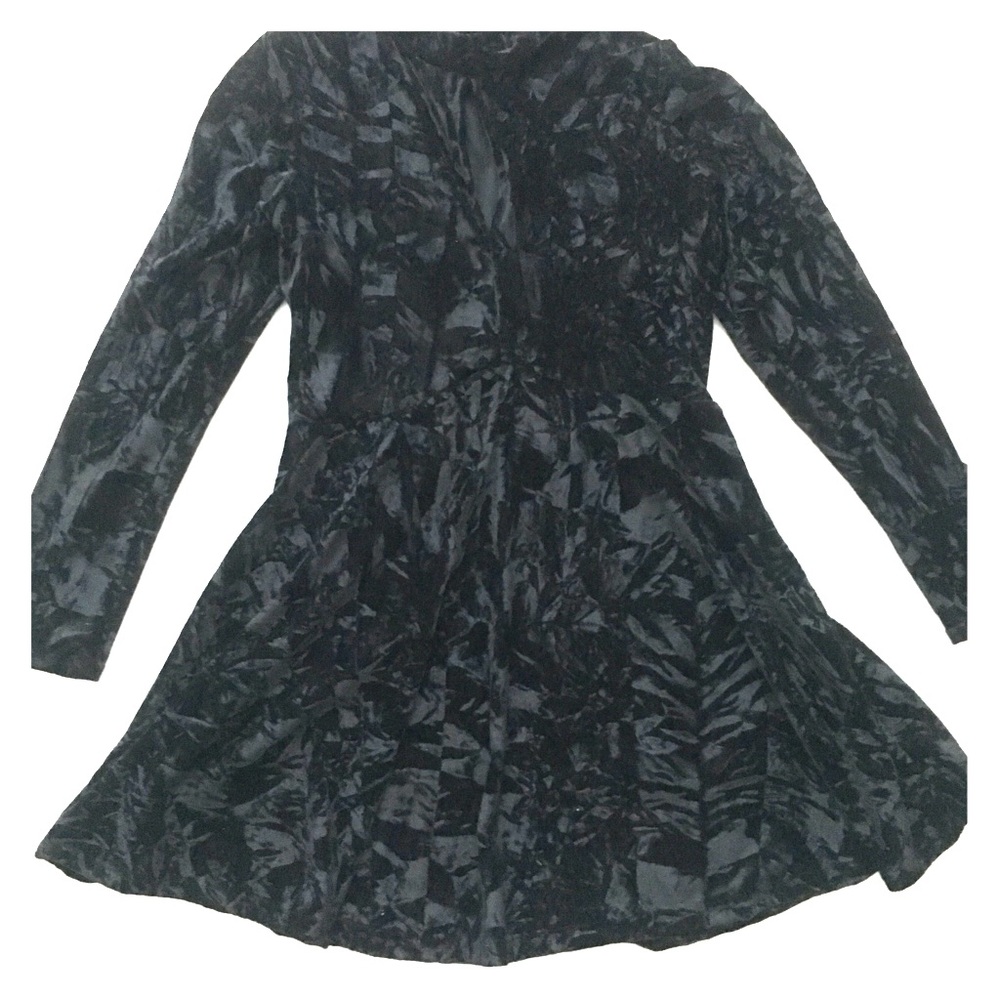 Long sleeve black dress