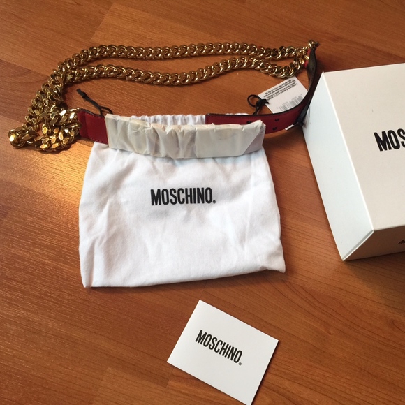 New Moschino 30th Anniversary Gold Chain Belt - Picture 2 of 6