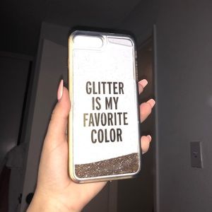 Kate spade glitter iPhone 7plus case