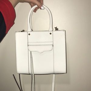 White Rebecca Minkoff crossbody purse
