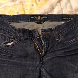 Lucky Brand Charlie Skinny Jeans Size 27
