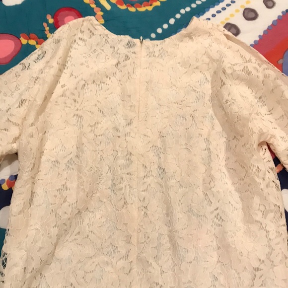 Cream lace blouse - Picture 6 of 6