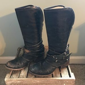 Freebird by Steven vintage real leather boots