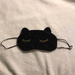 cat eyeshade / eyemask / sleep mask